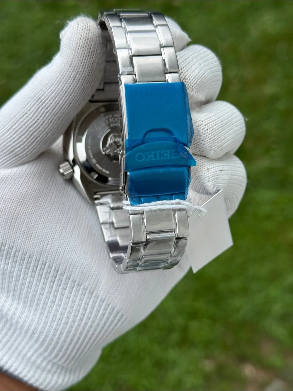 Seiko Prospex PADI Automatic Diver Watch - Blue/Red Bezel 45’mm blue dial Mens
